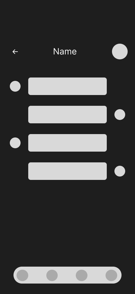 Explorite messaging screen