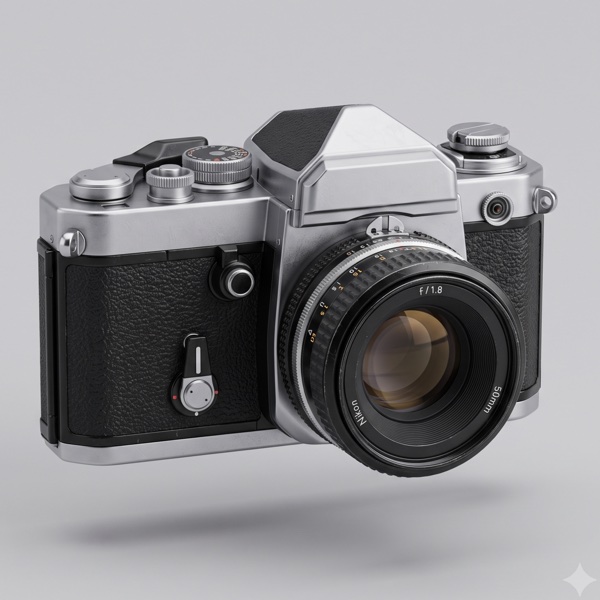 A vintage film camera
